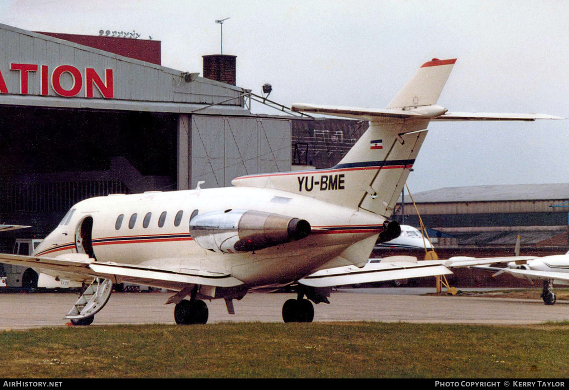 Aircraft Photo of YU-BME | Hawker Siddeley HS-125-600B | AirHistory.net #660727