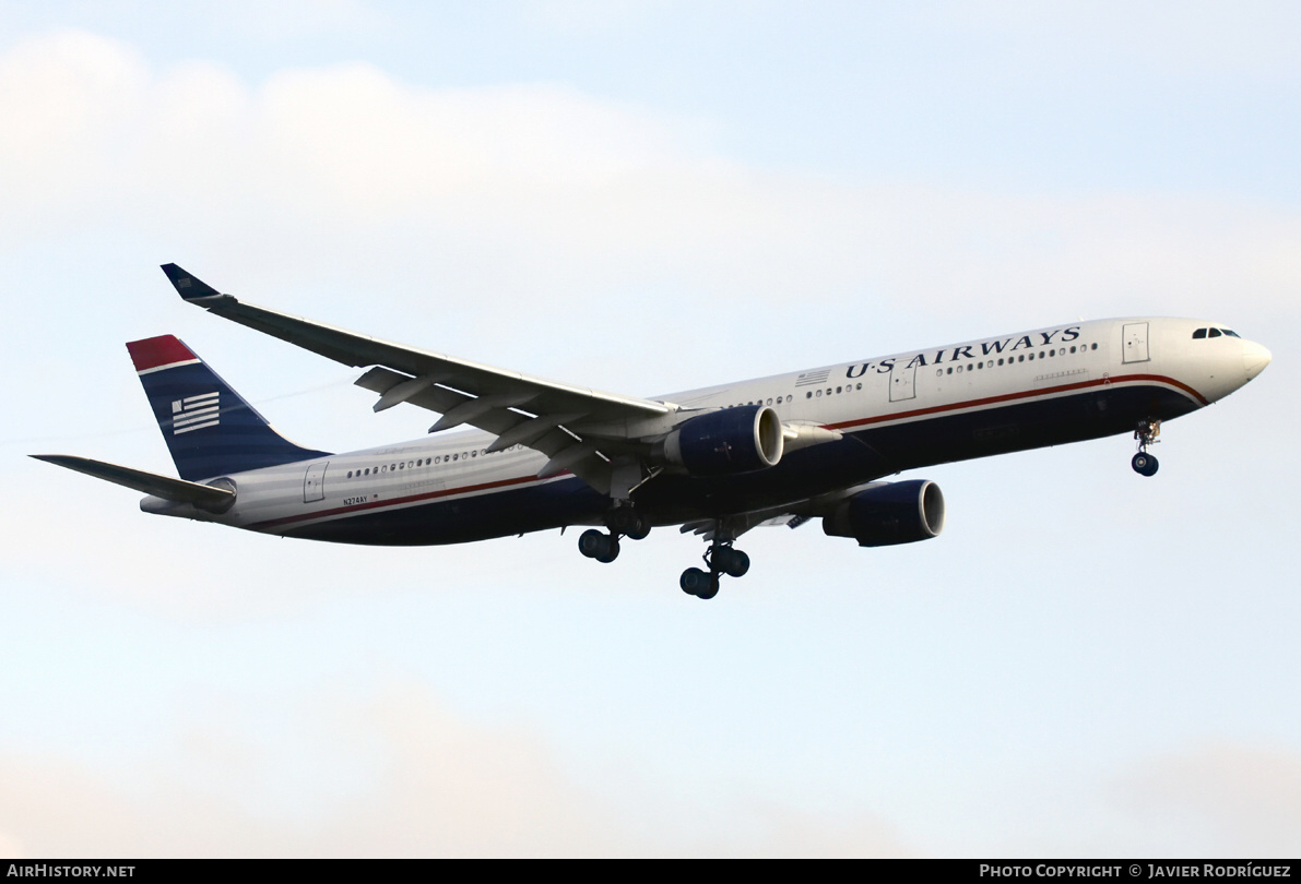 Aircraft Photo of N274AY | Airbus A330-323 | US Airways | AirHistory.net #660731