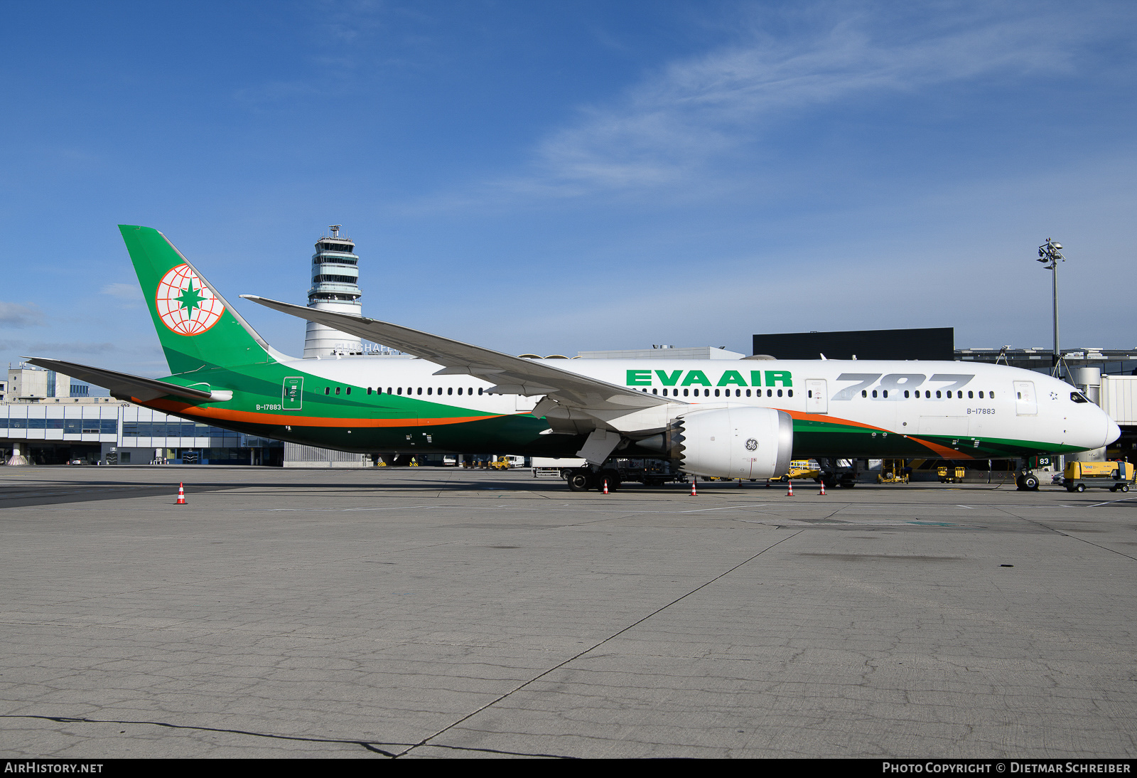 Aircraft Photo of B-17883 | Boeing 787-9 Dreamliner | EVA Air | AirHistory.net #660782