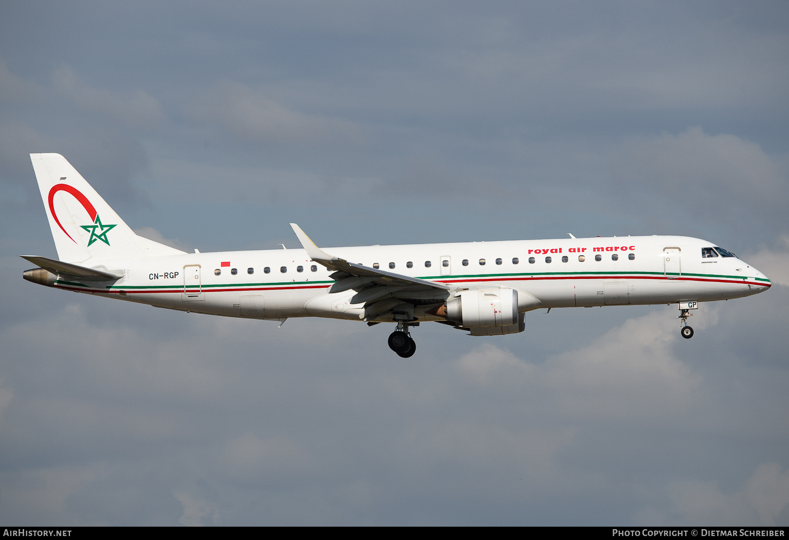 Aircraft Photo of CN-RGP | Embraer 190AR (ERJ-190-100IGW) | Royal Air Maroc - RAM | AirHistory.net #660787