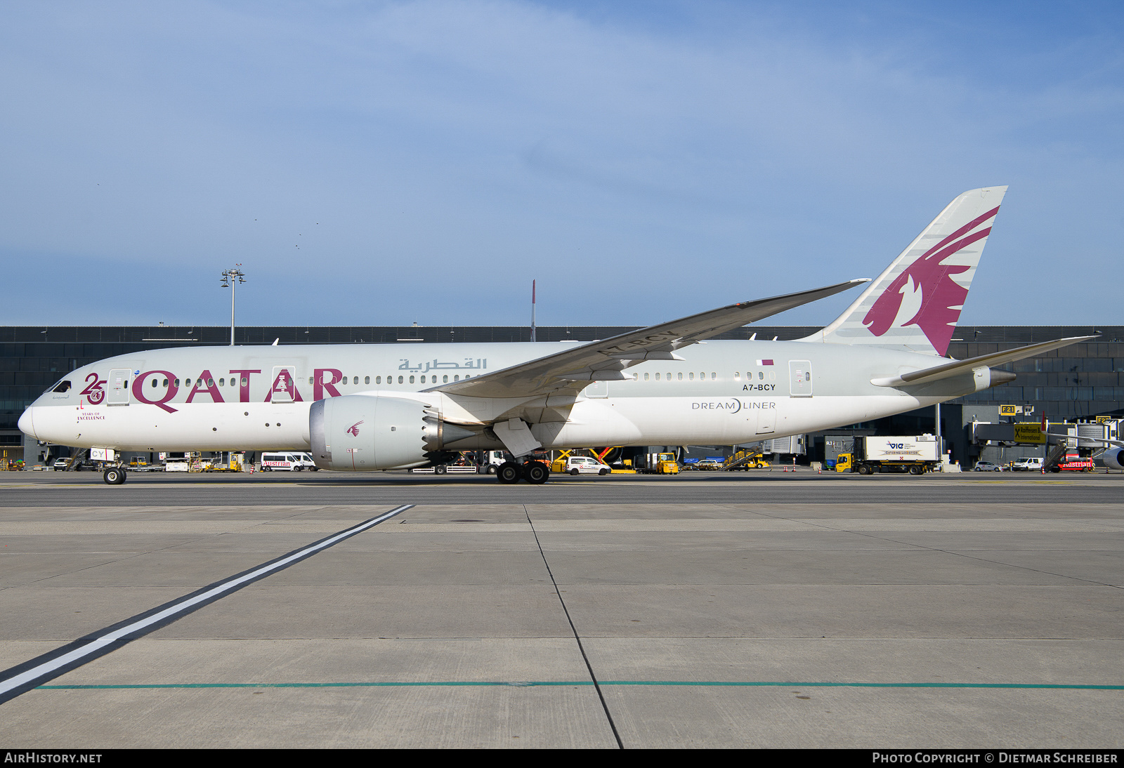 Aircraft Photo of A7-BCY | Boeing 787-8 Dreamliner | Qatar Airways | AirHistory.net #660800