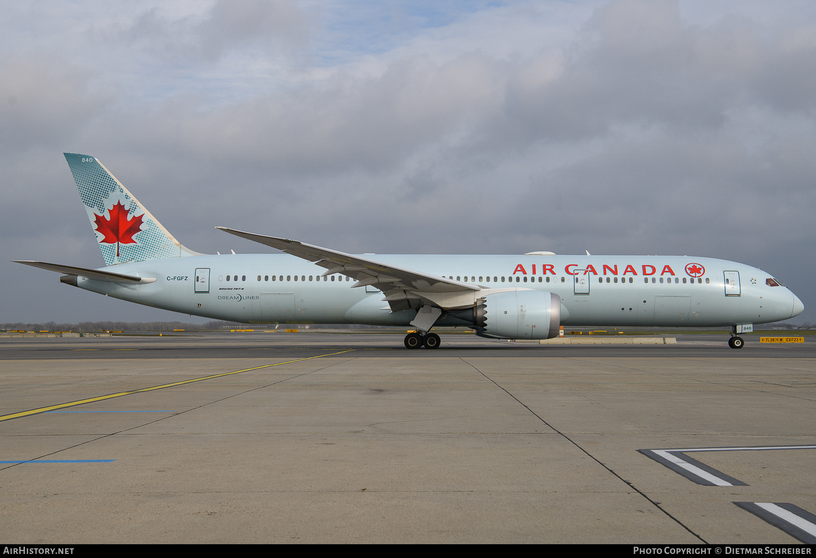 Aircraft Photo of C-FGFZ | Boeing 787-9 Dreamliner | Air Canada | AirHistory.net #660802
