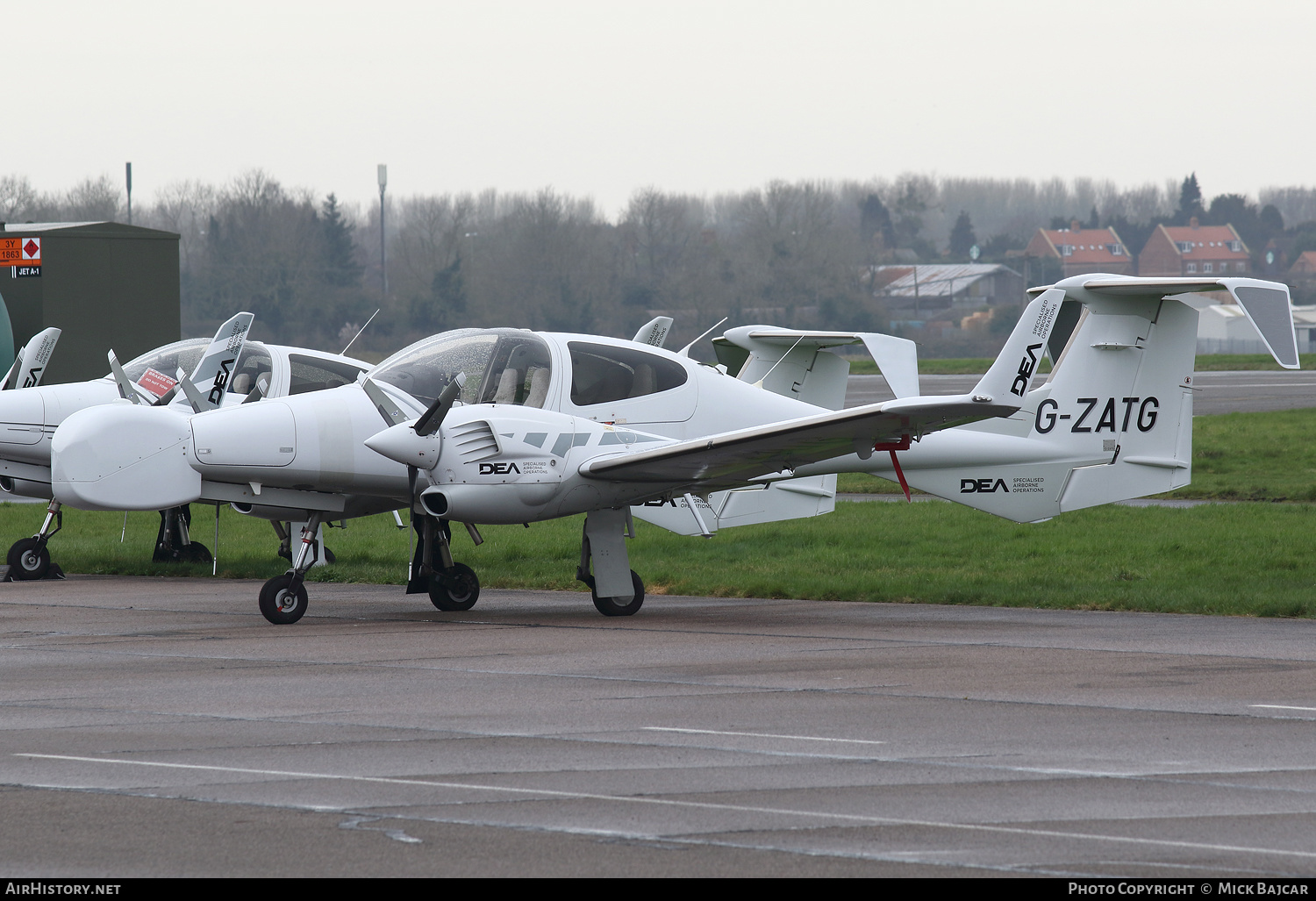 Aircraft Photo of G-ZATG | Diamond DA42 M Twin Star | DEA Specialised Airborne Operations | AirHistory.net #660803