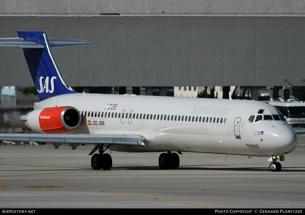 Aircraft Photo of EC-JRR | McDonnell Douglas MD-87 (DC-9-87) | Scandinavian Airlines - SAS | AirHistory.net #660815