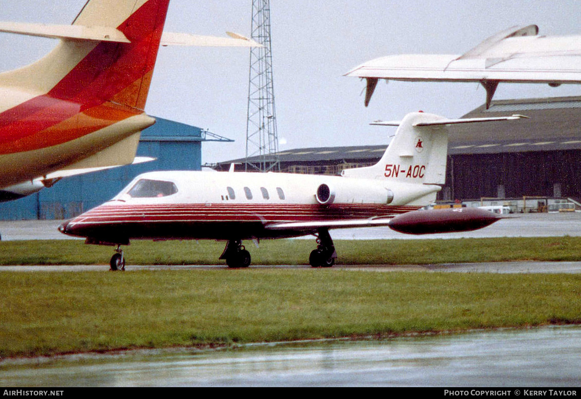 Aircraft Photo of 5N-AOC | Gates Learjet 25D | AIC | AirHistory.net #660837