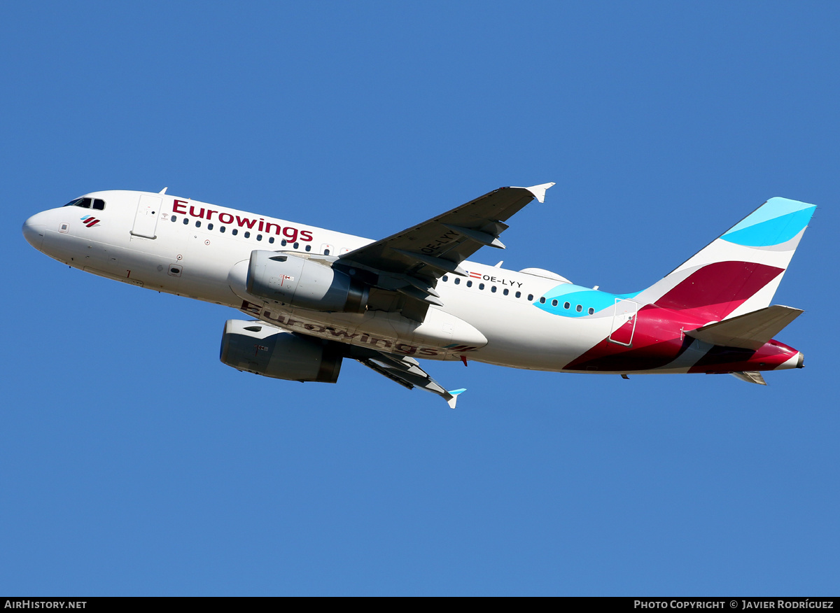 Aircraft Photo of OE-LYY | Airbus A319-132 | Eurowings | AirHistory.net #660844
