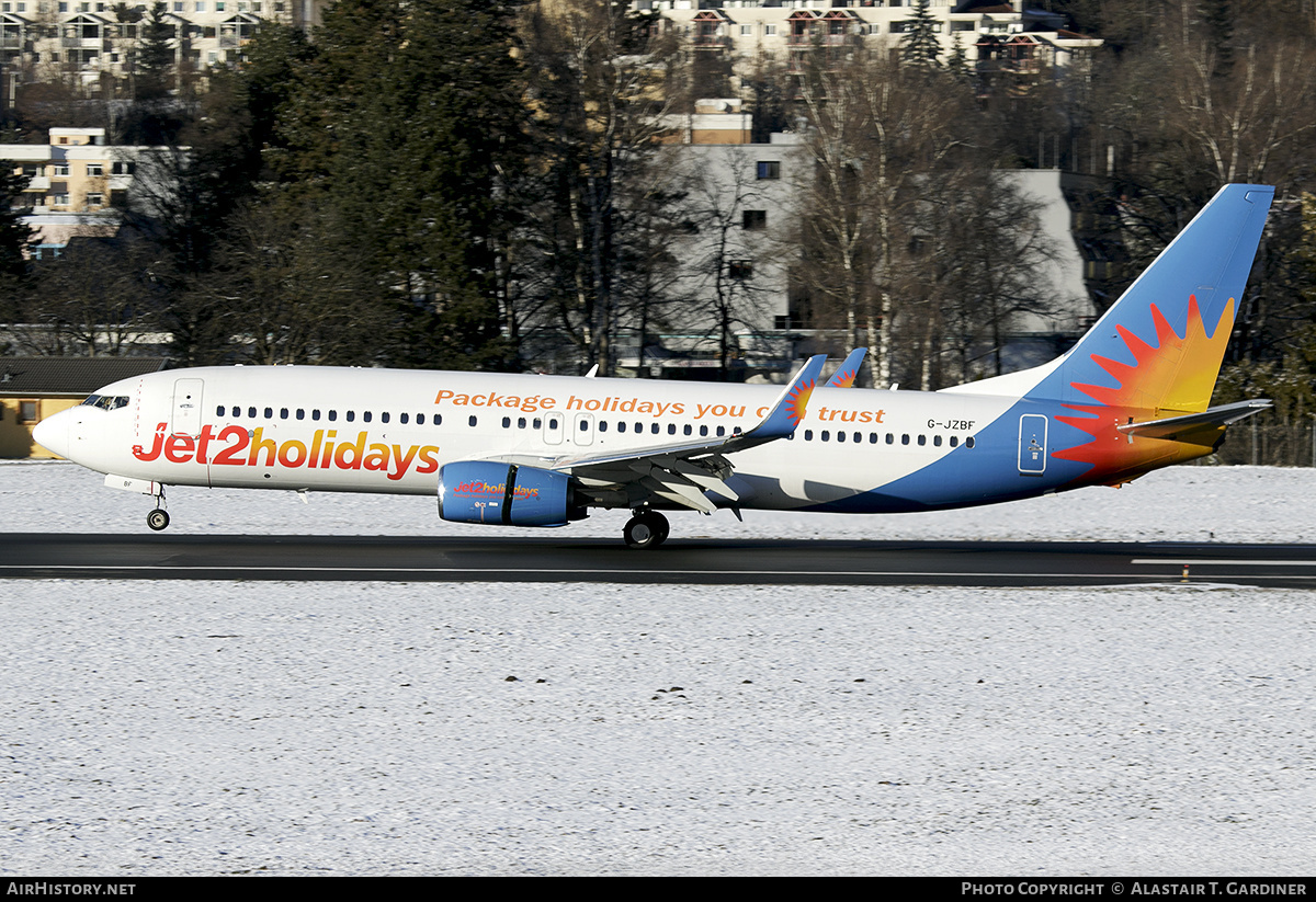 Aircraft Photo of G-JZBF | Boeing 737-800 | Jet2 Holidays | AirHistory.net #660860