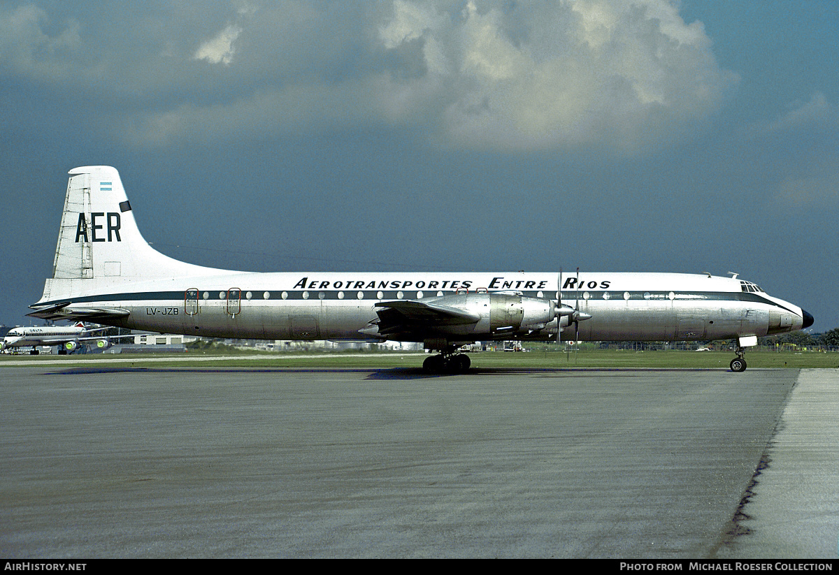 Aircraft Photo of LV-JZB | Canadair CL-44-6 Yukon | Aerotransportes Entre Ríos - AER | AirHistory.net #660878