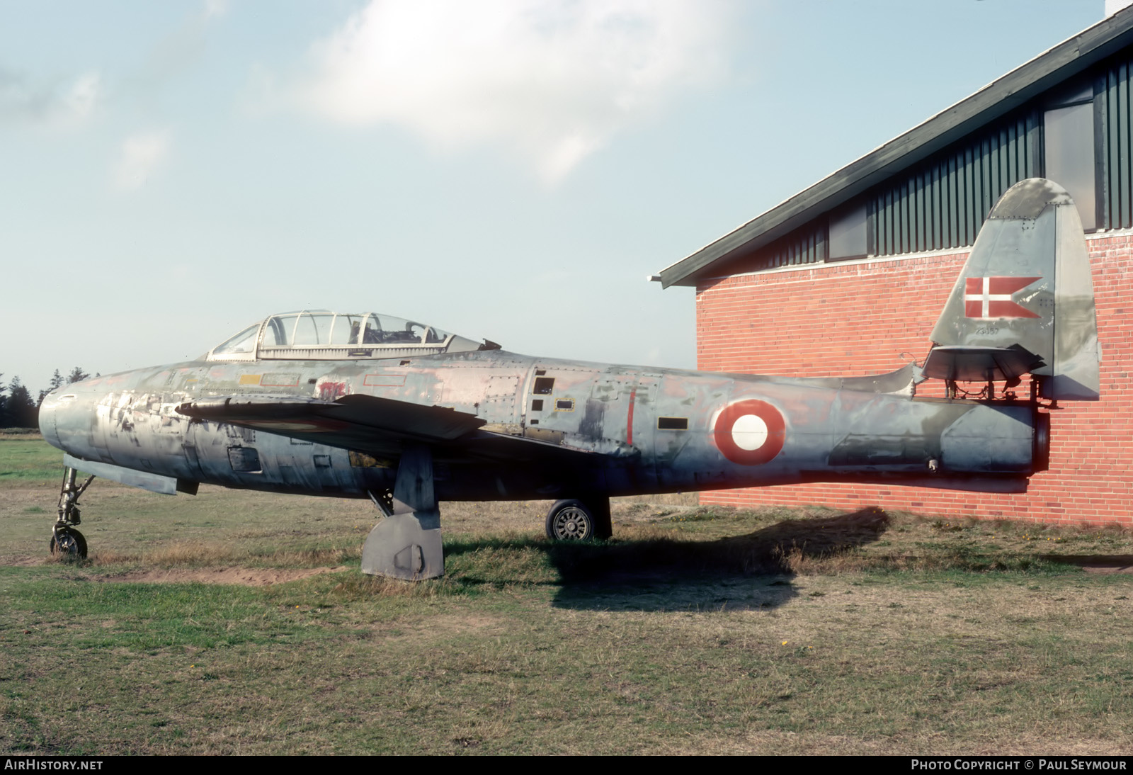 Aircraft Photo of A-057 / 23057 | Republic F-84G Thunderjet | Denmark - Air Force | AirHistory.net #660884