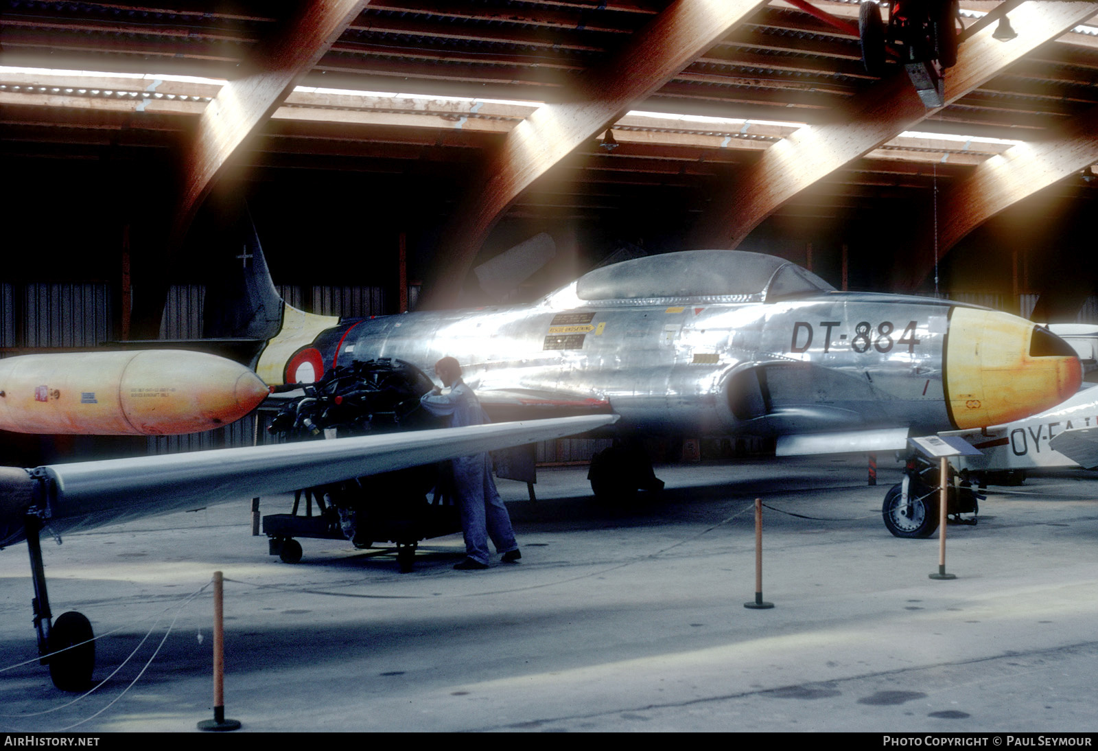 Aircraft Photo of DT-884 | Lockheed T-33A | Denmark - Air Force | AirHistory.net #660891