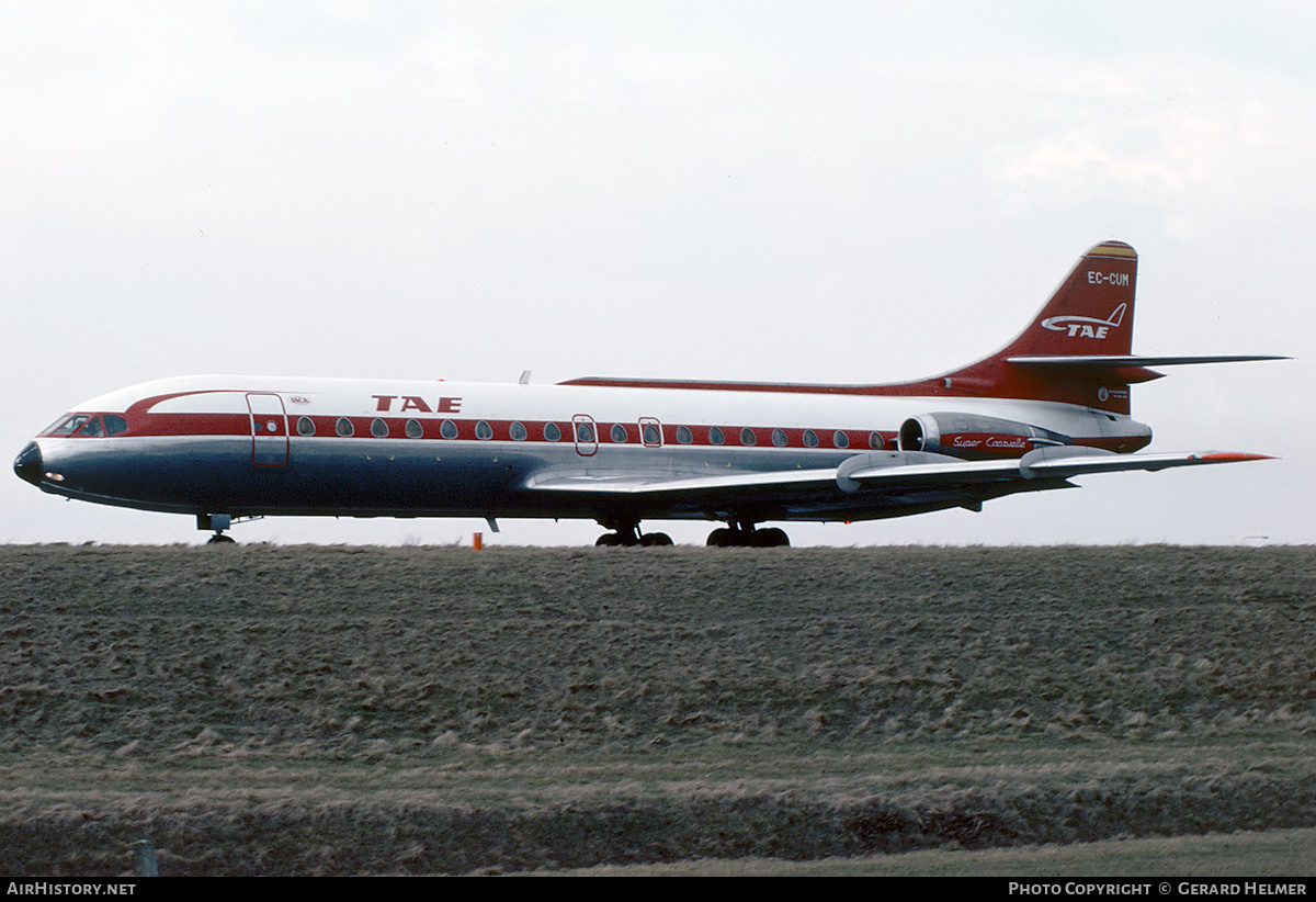 Aircraft Photo of EC-CUM | Sud SE-210 Caravelle 10B3 Super B | TAE - Trabajos Aéreos y Enlaces | AirHistory.net #660913