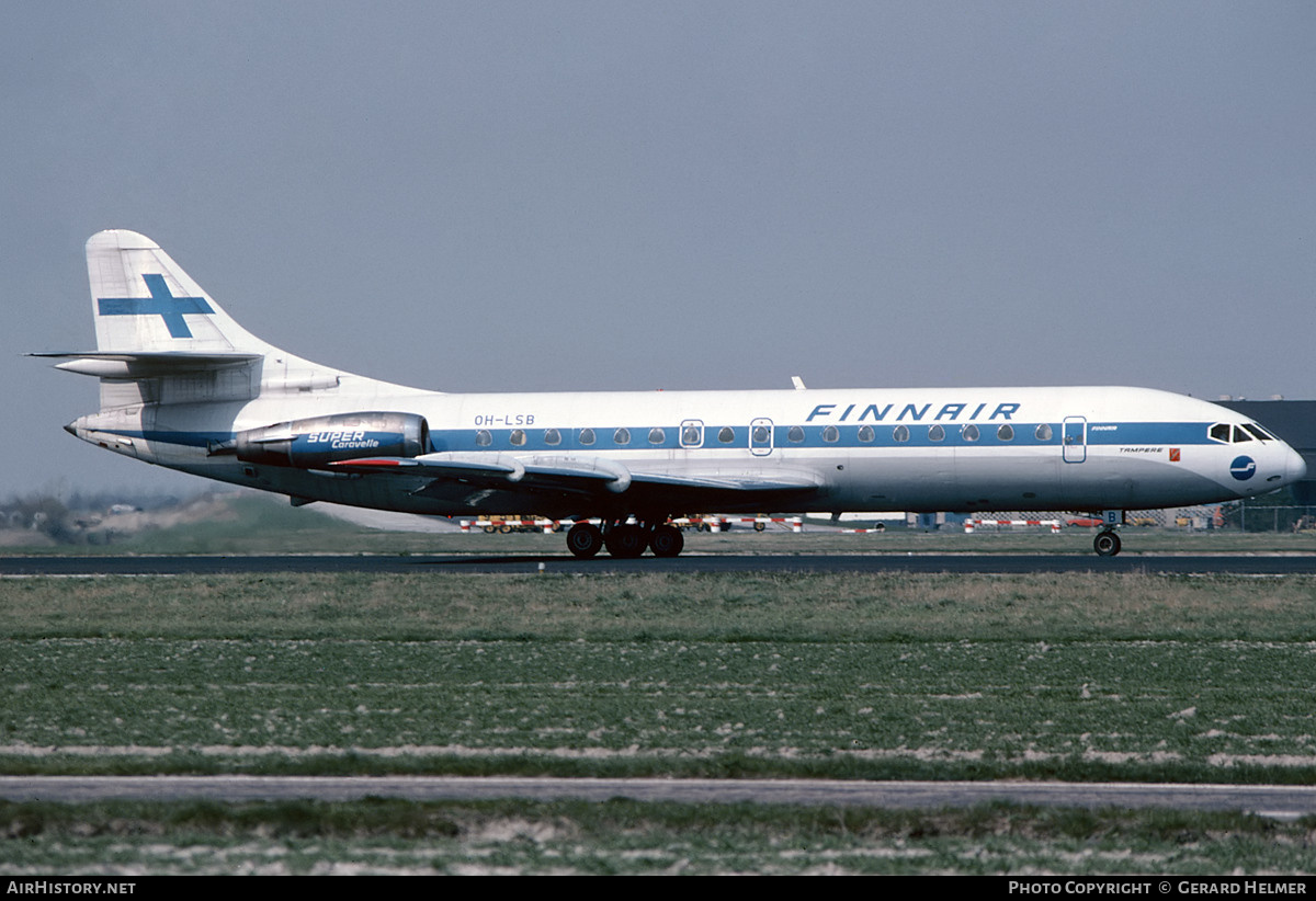 Aircraft Photo of OH-LSB | Sud SE-210 Caravelle 10B3 Super B | Finnair | AirHistory.net #660919