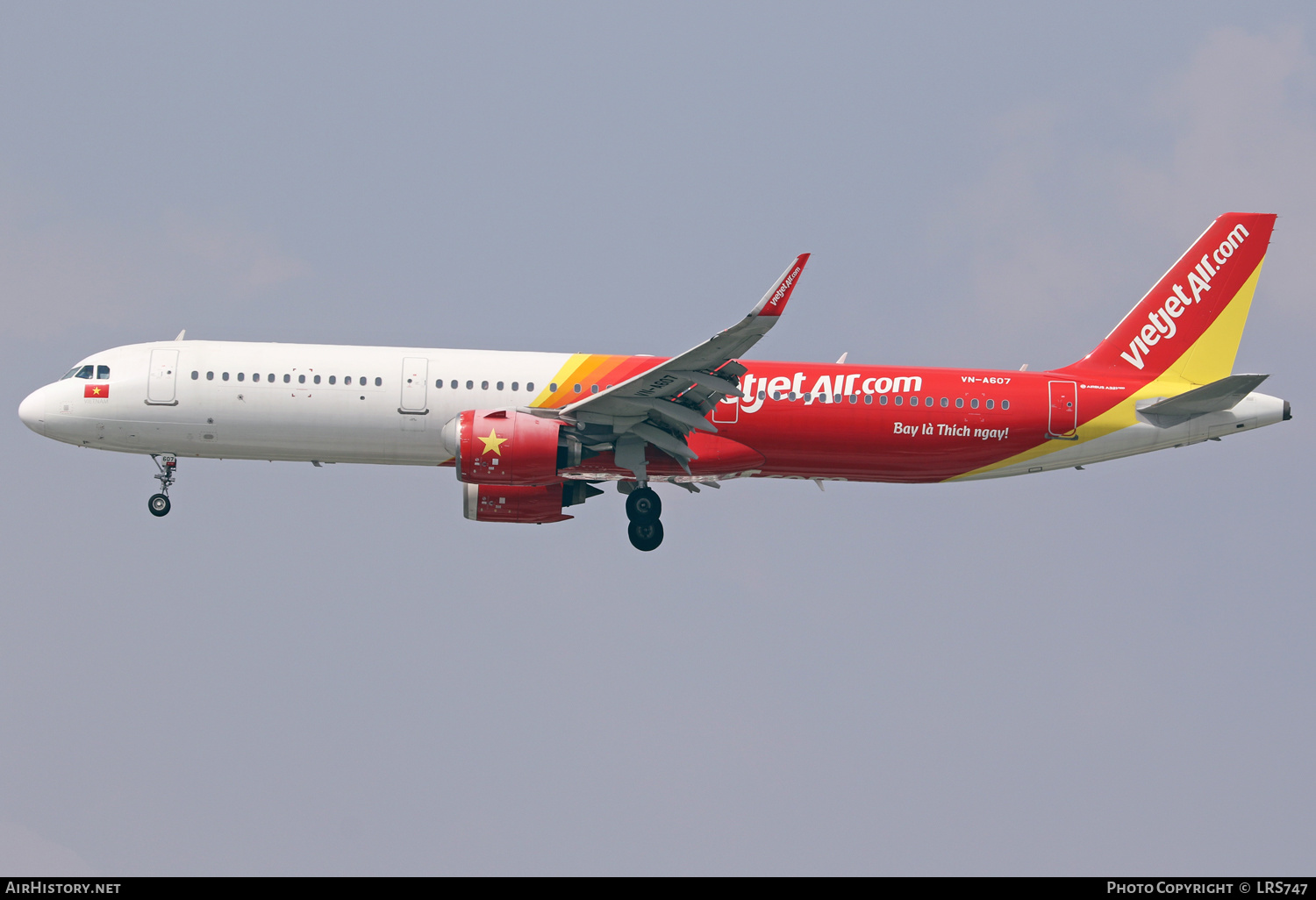 Aircraft Photo of VN-A607 | Airbus A321-271N | VietJet Air | AirHistory.net #660948