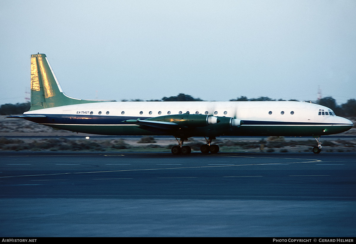 Aircraft Photo of EX-75427 | Ilyushin Il-18V | Daallo Airlines | AirHistory.net #660949