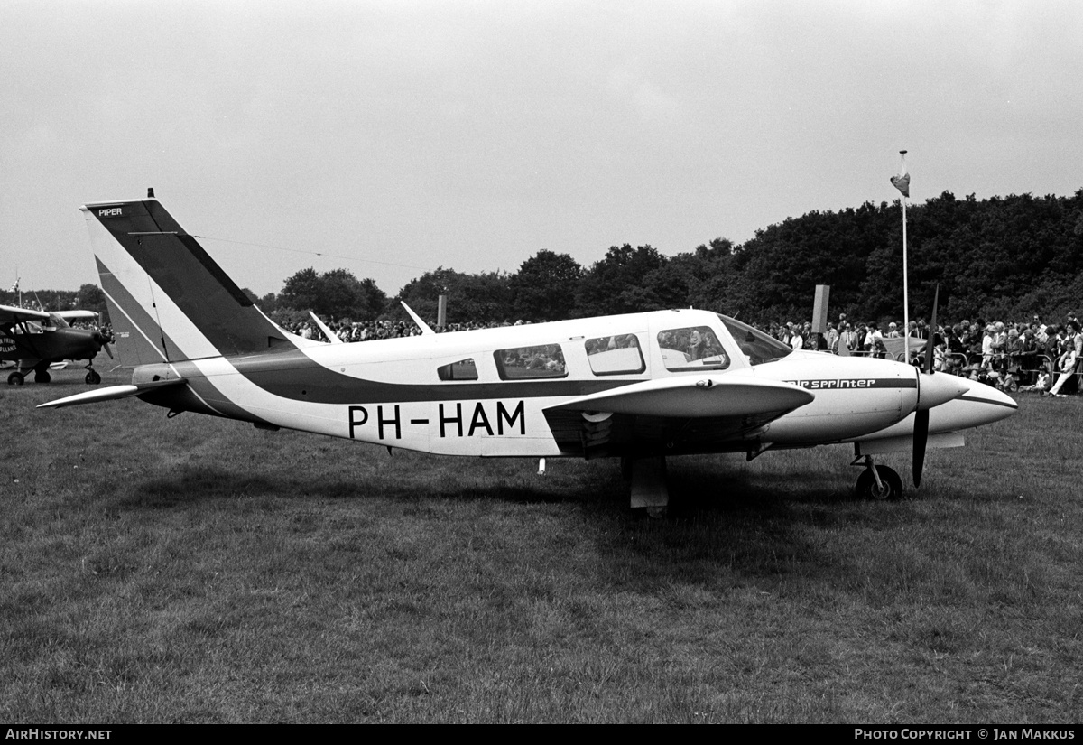 Aircraft Photo of PH-HAM | Piper PA-34-200T Seneca II | Air Sprinter | AirHistory.net #660981