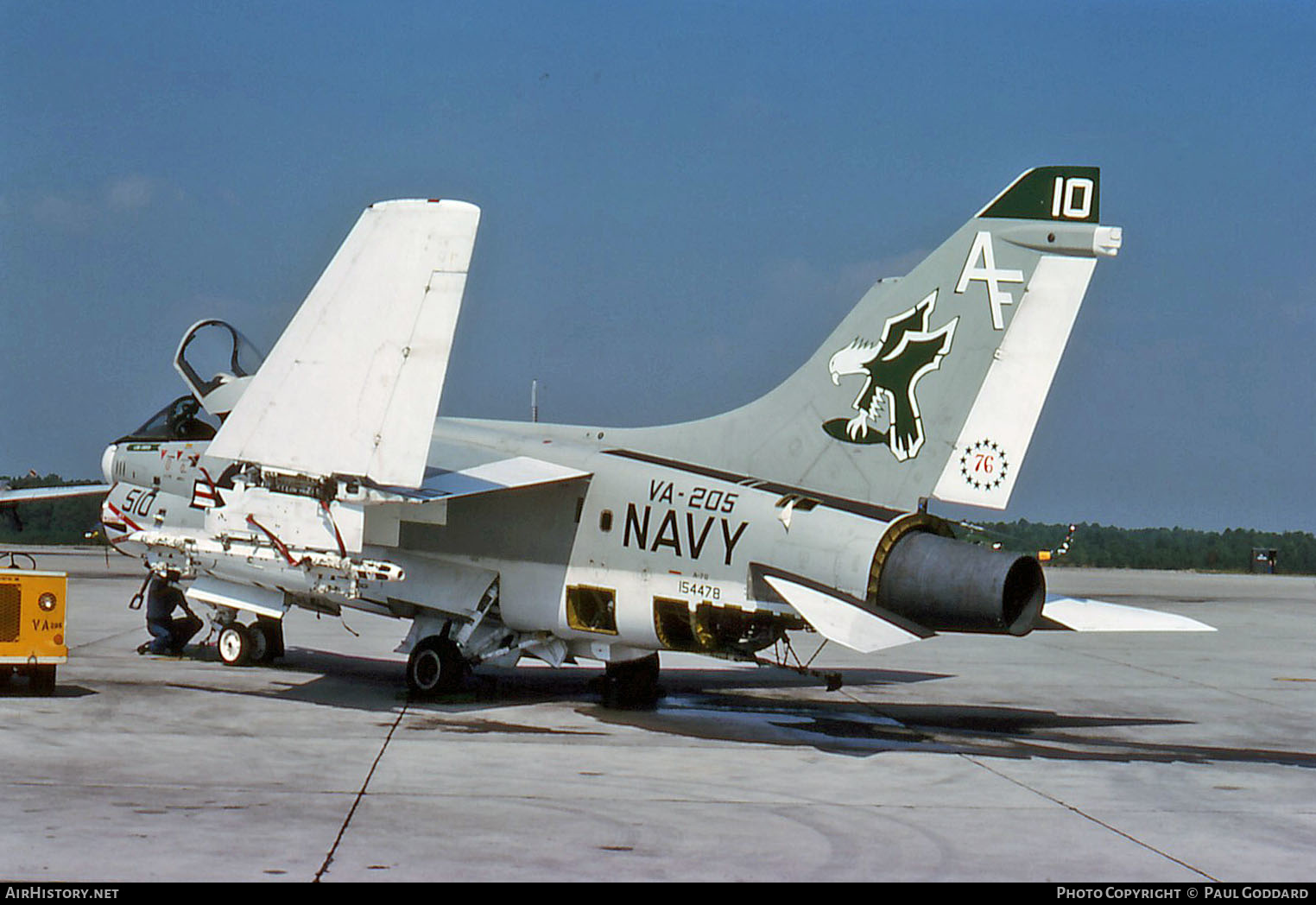 Aircraft Photo of 154478 | LTV A-7B Corsair II | USA - Navy | AirHistory.net #661007