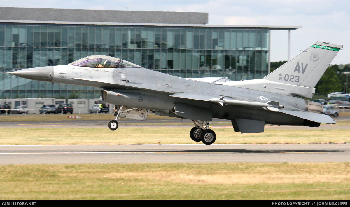Aircraft Photo of 89-2023 / AF89-023 | General Dynamics F-16CM Fighting Falcon | USA - Air Force | AirHistory.net #661038