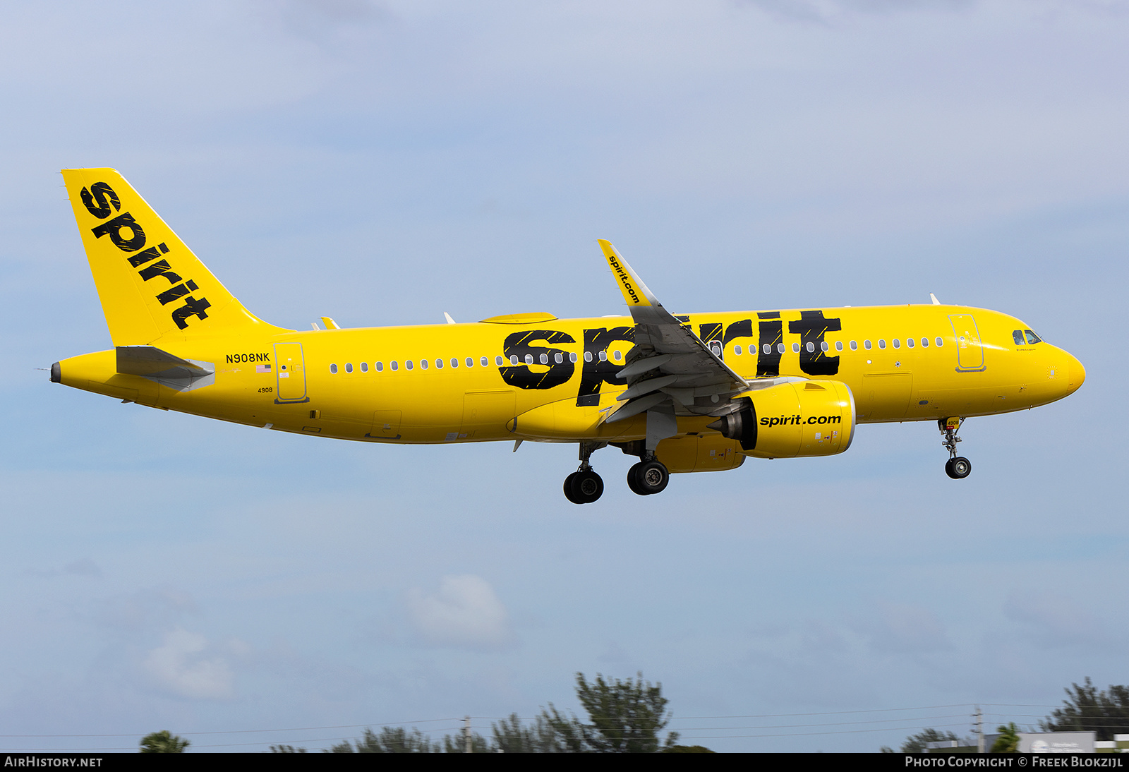 Aircraft Photo of N908NK | Airbus A320-271N | Spirit Airlines | AirHistory.net #661047