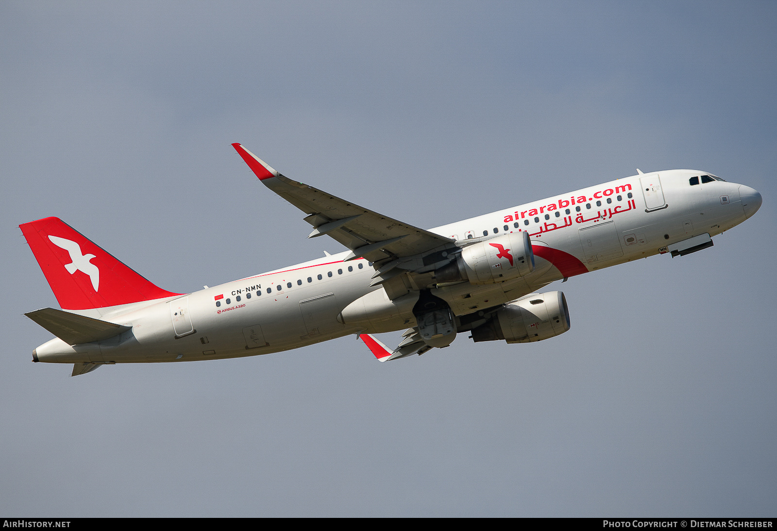 Aircraft Photo of CN-NMN | Airbus A320-214 | Air Arabia | AirHistory.net #661058