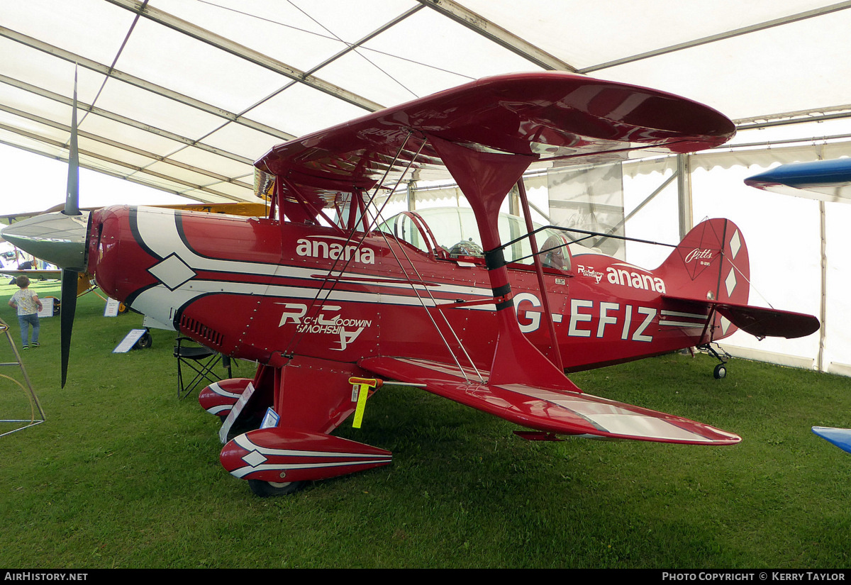 Aircraft Photo of G-EFIZ | Aviat Pitts S-2B Special | Rich Goodwin Airshows | AirHistory.net #661063