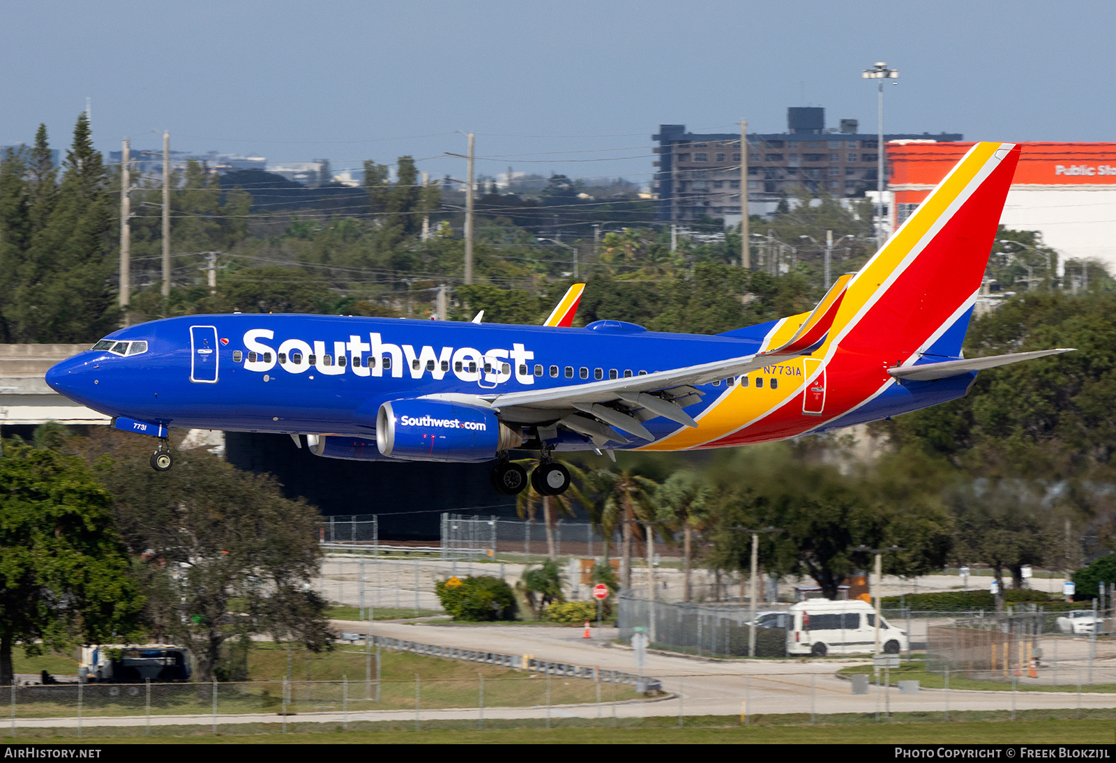 Aircraft Photo of N7731A | Boeing 737-76N | Southwest Airlines | AirHistory.net #661066