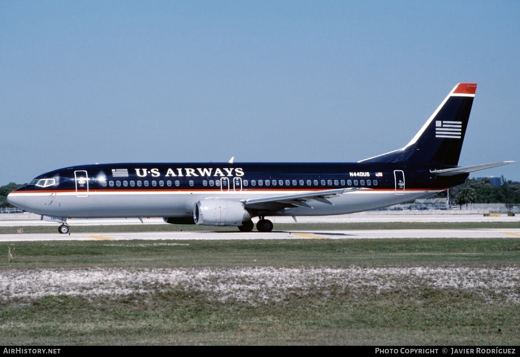 Aircraft Photo of N440US | Boeing 737-4B7 | US Airways | AirHistory.net #661076