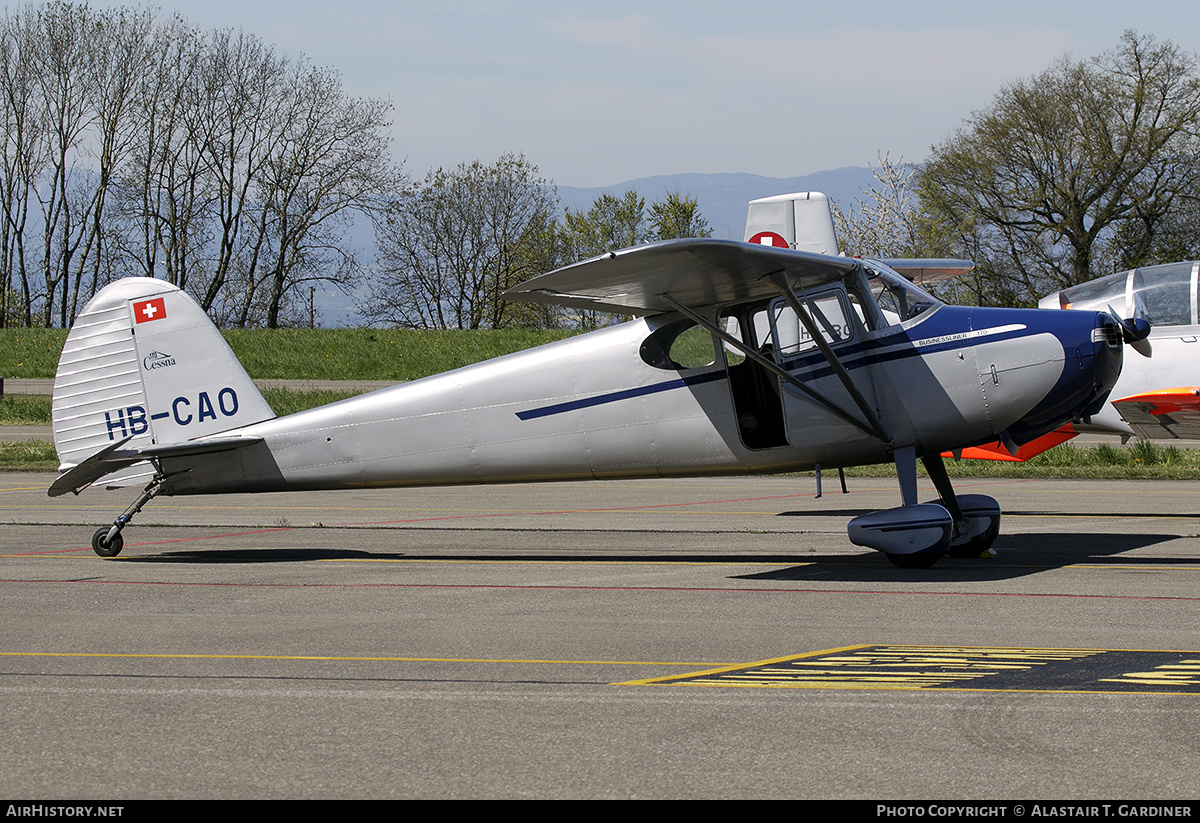 Aircraft Photo of HB-CAO | Cessna 170 | AirHistory.net #661078