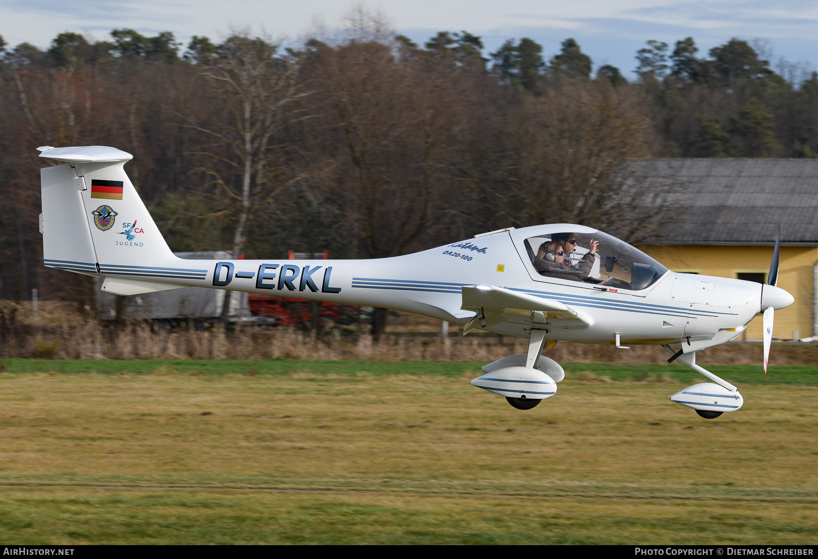 Aircraft Photo of D-ERKL | Diamond DA20-100 Katana | AirHistory.net #661100
