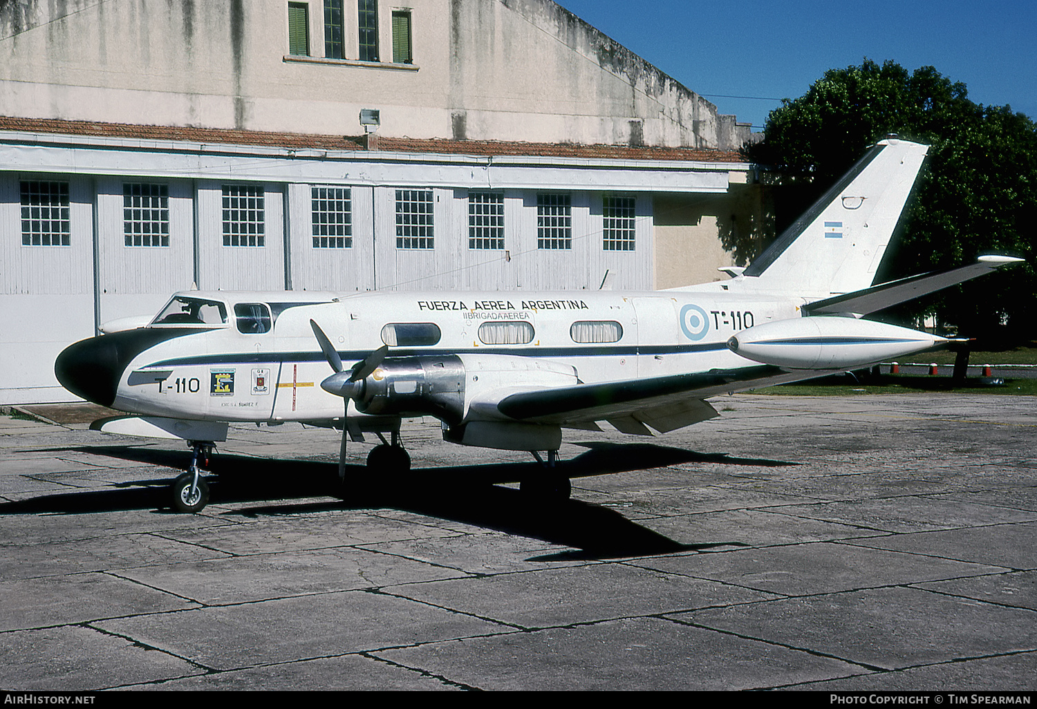 Aircraft Photo of T-110 | FMA IA-50A Guarani II | Argentina - Air Force | AirHistory.net #661105