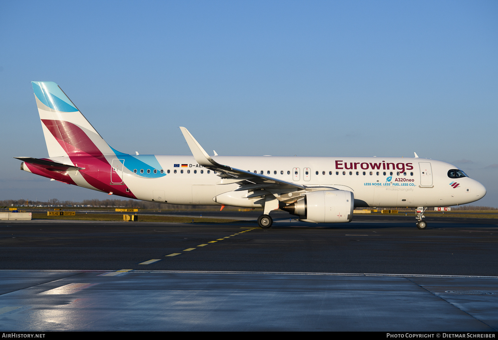 Aircraft Photo of D-AENB | Airbus A320-251N | Eurowings | AirHistory.net #661109