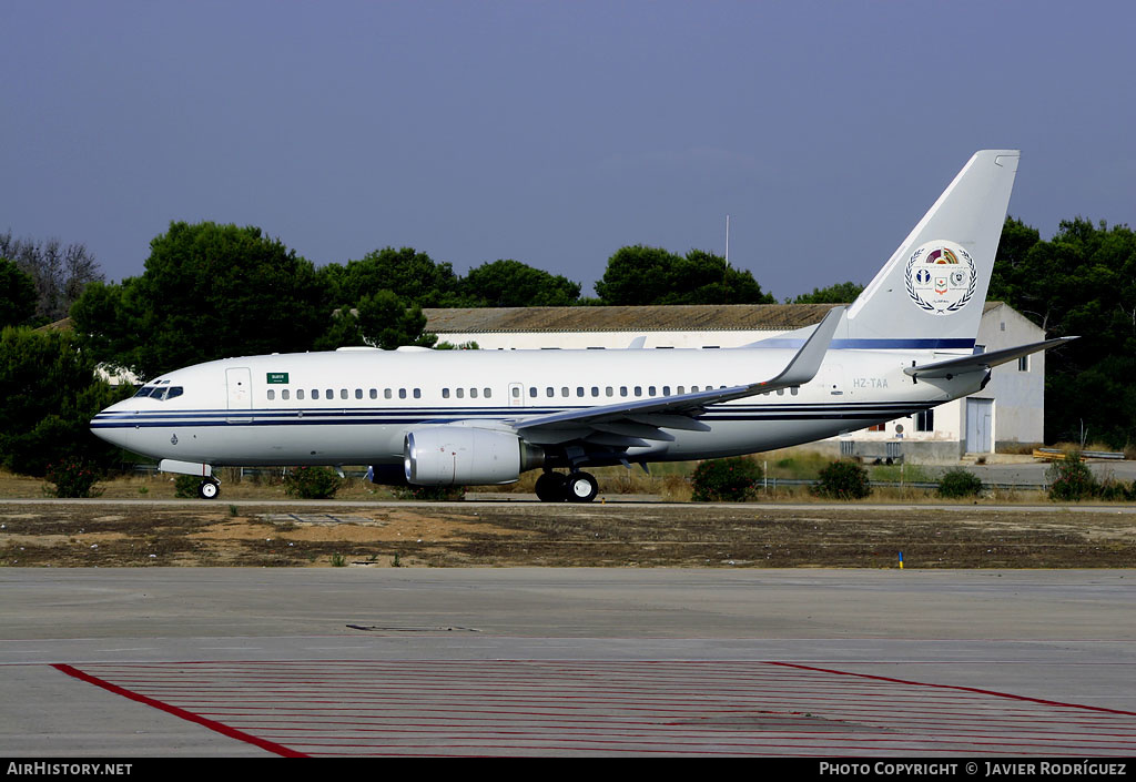 Aircraft Photo of HZ-TAA | Boeing 737-7P3 BBJ | AirHistory.net #661118