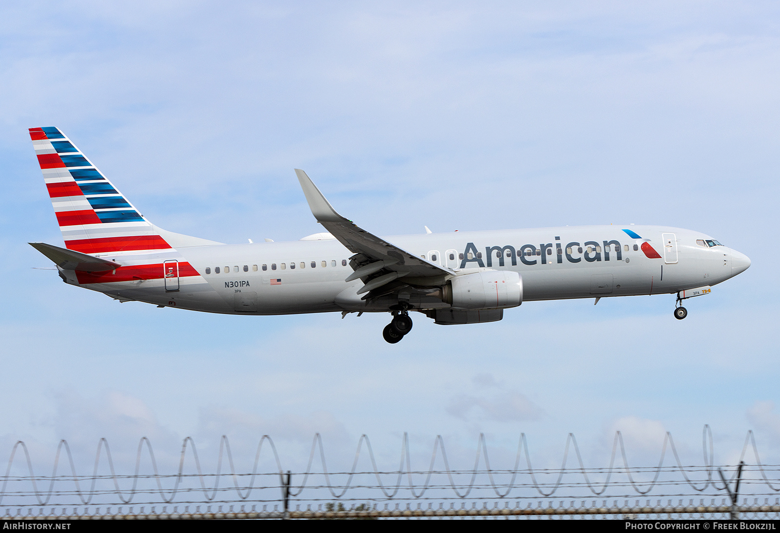 Aircraft Photo of N301PA | Boeing 737-823 | American Airlines | AirHistory.net #661142