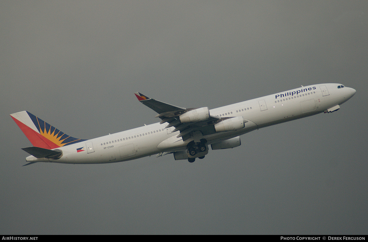 Aircraft Photo of RP-C3431 | Airbus A340-313X | Philippine Airlines | AirHistory.net #661157