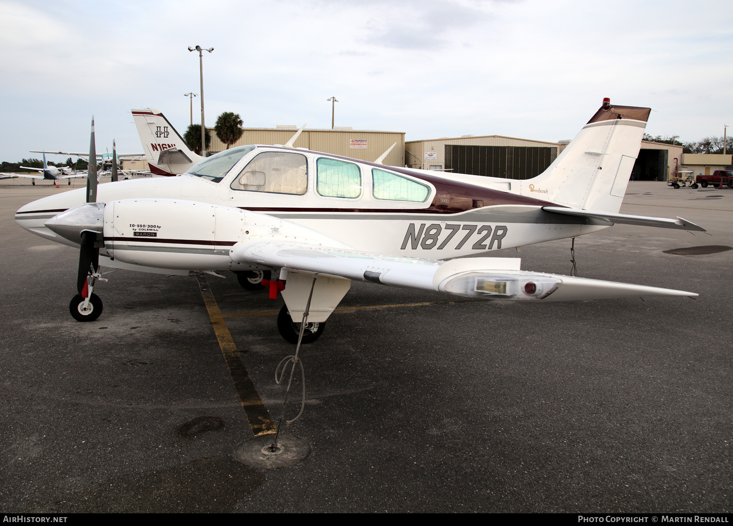 Aircraft Photo of N8772R | Beech B55 Baron (95-B55) | AirHistory.net #661174