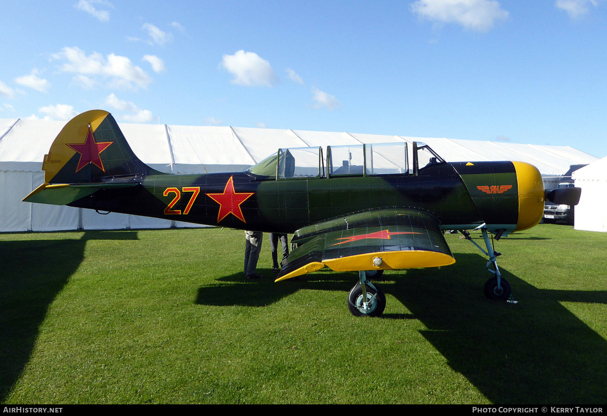 Aircraft Photo of G-YAKX | Yakovlev Yak-52 | Soviet Union - Air Force | AirHistory.net #661179