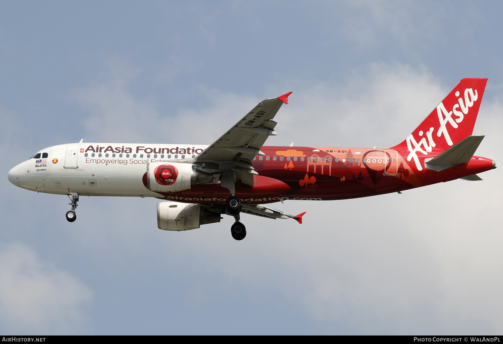 Aircraft Photo of 9M-AQI | Airbus A320-216 | AirAsia | AirHistory.net #661191