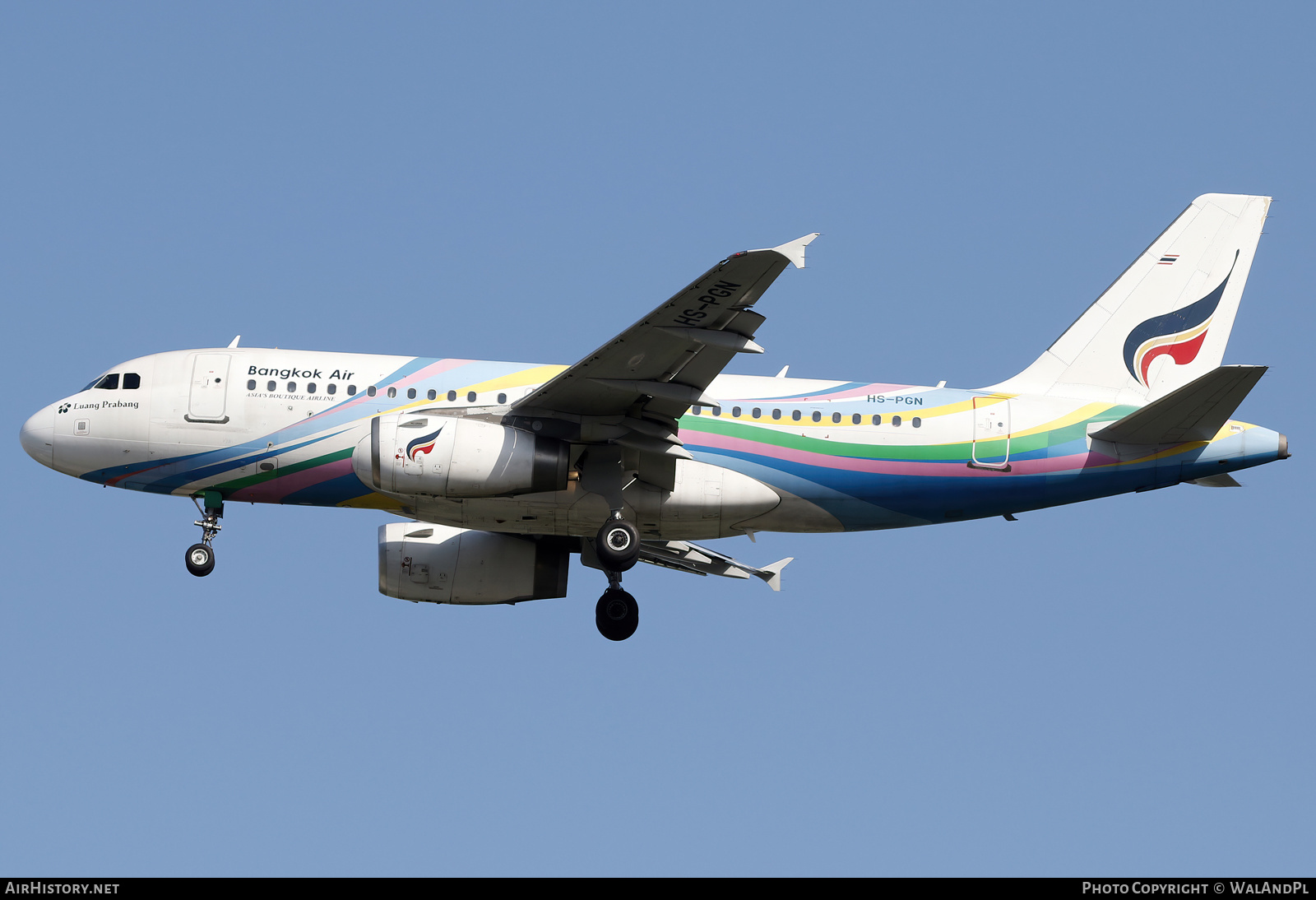 Aircraft Photo of HS-PGN | Airbus A319-132 | Bangkok Airways | AirHistory.net #661193