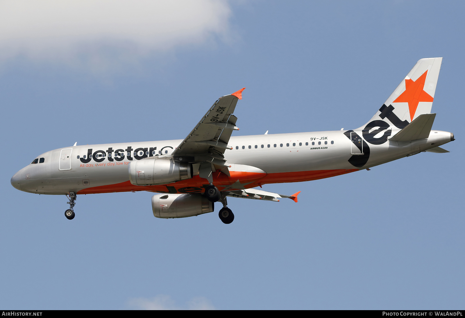 Aircraft Photo of 9V-JSK | Airbus A320-232 | Jetstar Airways | AirHistory.net #661195