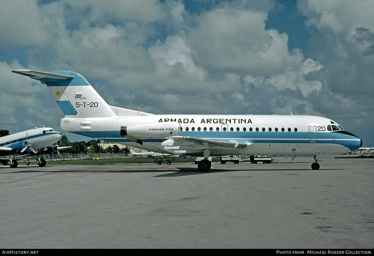 Aircraft Photo of 0741 | Fokker F28-3000C Fellowship | Argentina - Navy | AirHistory.net #661209