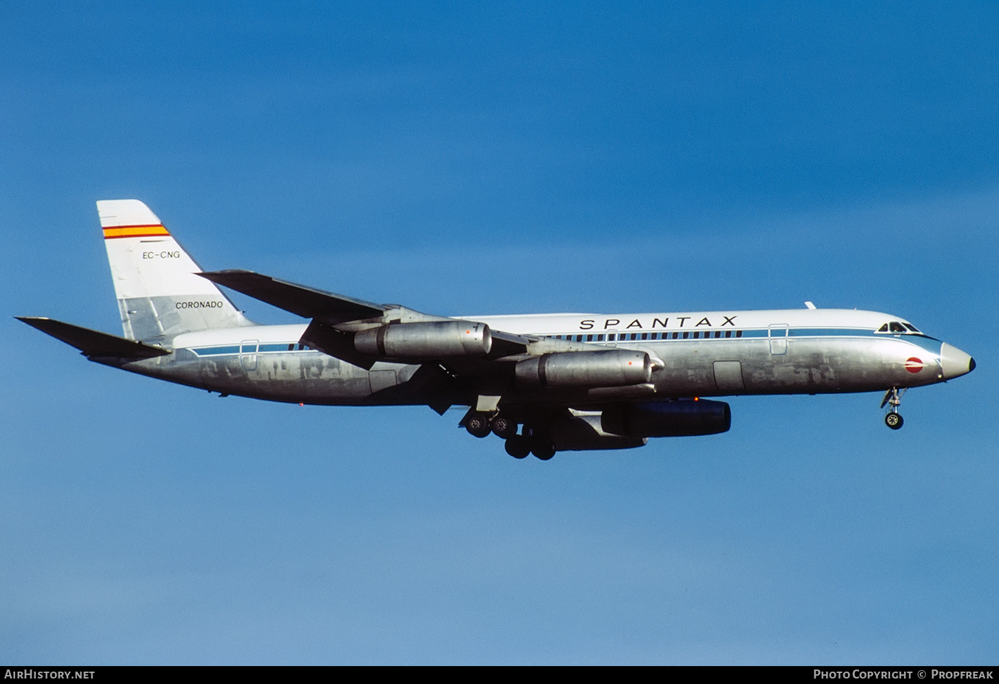 Aircraft Photo of EC-CNG | Convair 990A (30A-6) | Spantax | AirHistory.net #661253