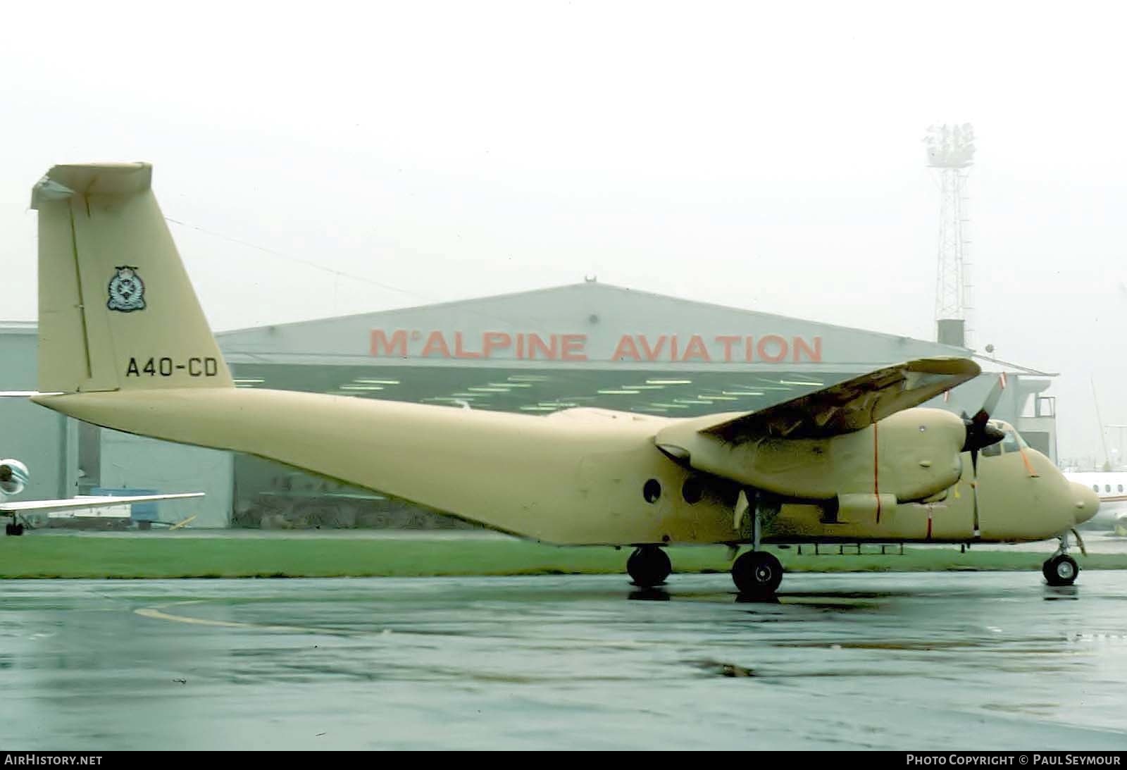 Aircraft Photo of A4O-CD | De Havilland Canada DHC-5D Buffalo | Oman - Police | AirHistory.net #661271