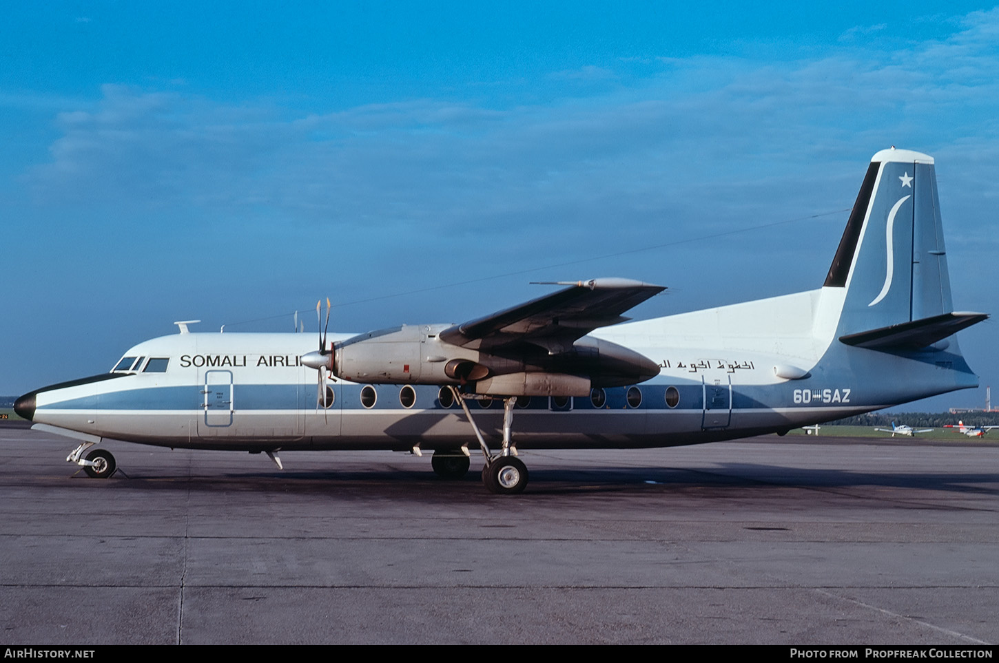 Aircraft Photo of 6O-SAZ | Fokker F27-600RF Friendship | Somali Airlines | AirHistory.net #661278