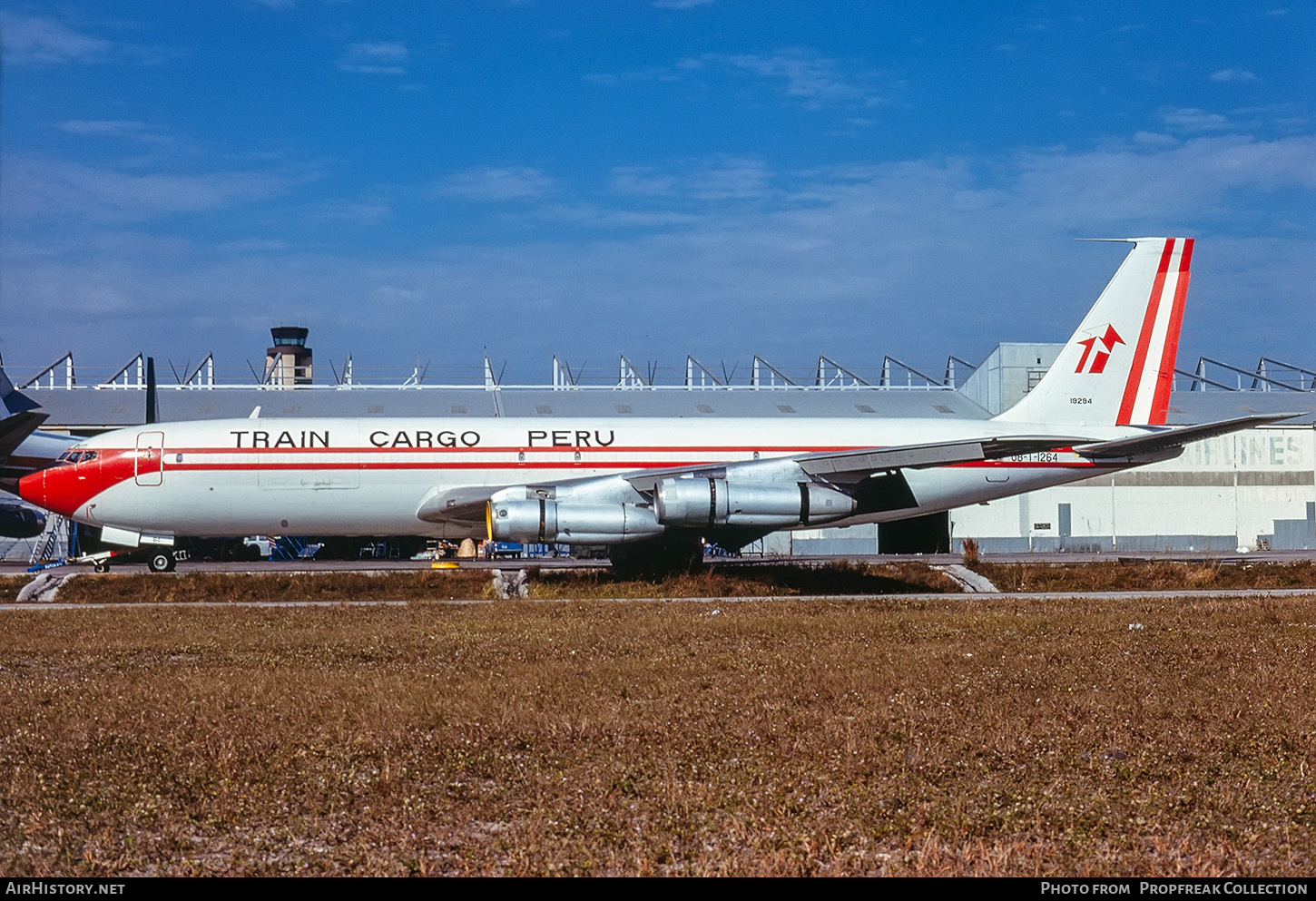 Aircraft Photo of OB-T-1264 | Boeing 707-338C | Train Cargo Peru | AirHistory.net #661282