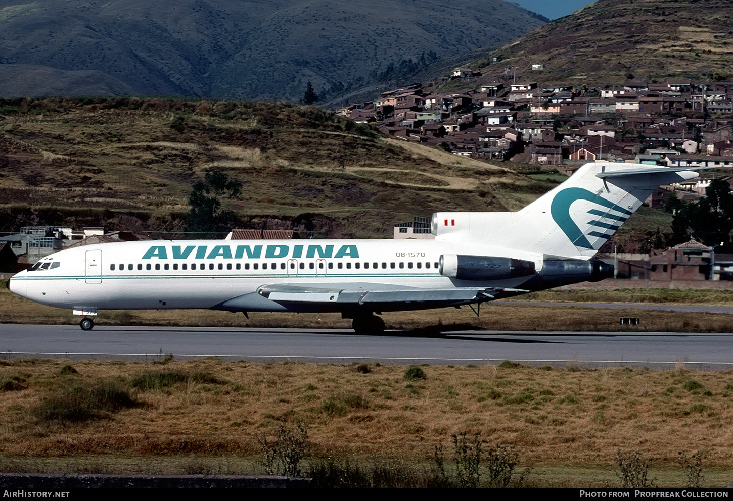 Aircraft Photo of OB-1570 | Boeing 727-22 | Aviandina | AirHistory.net #661292