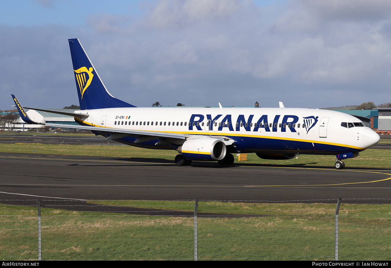 Aircraft Photo of EI-ENI | Boeing 737-8AS | Ryanair | AirHistory.net #661302