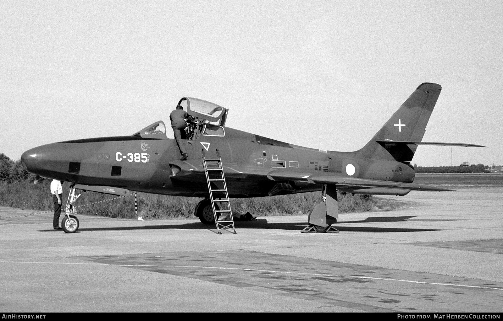 Aircraft Photo of C-385 | Republic RF-84F Thunderflash | Denmark - Air Force | AirHistory.net #661329