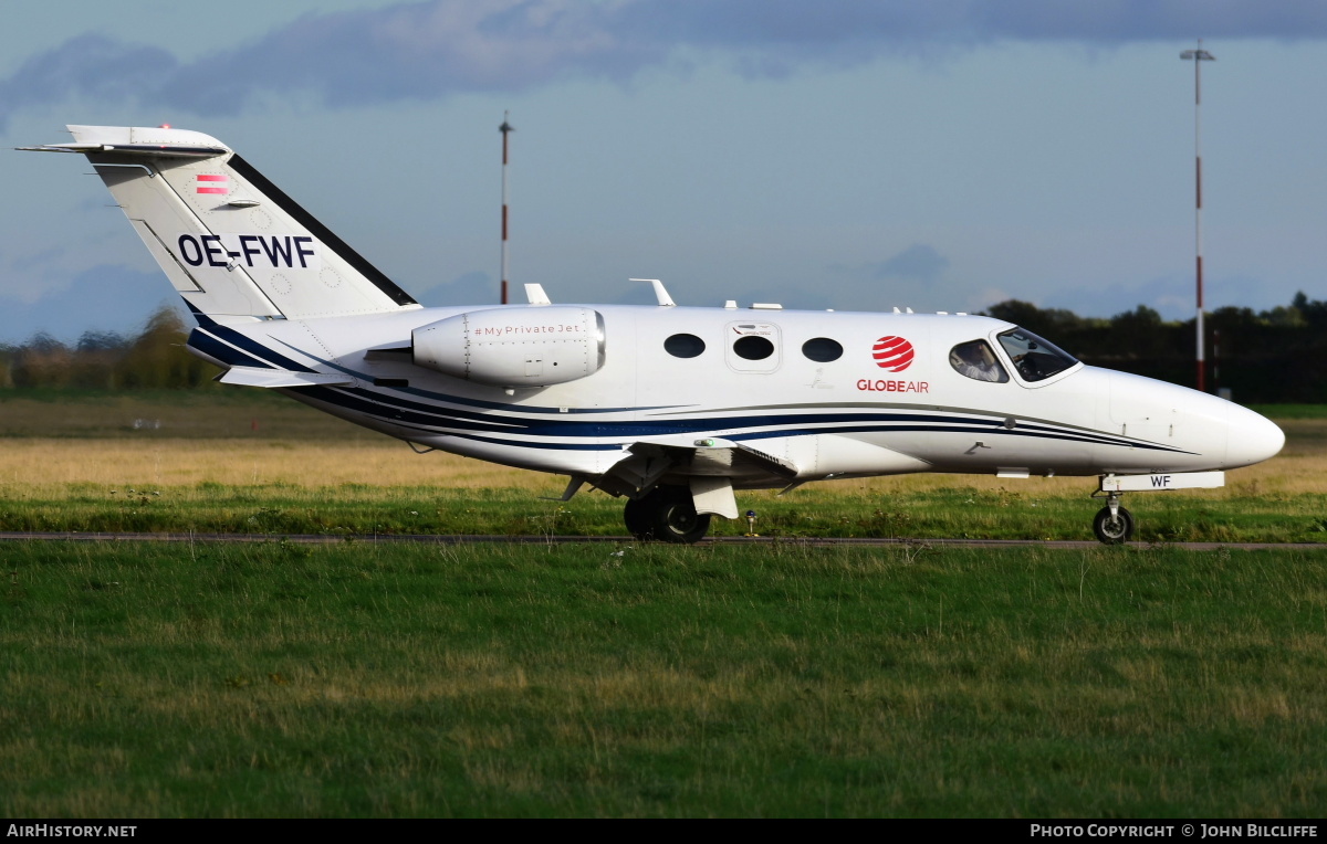 Aircraft Photo of OE-FWF | Cessna 510 Citation Mustang | GlobeAir | AirHistory.net #661365