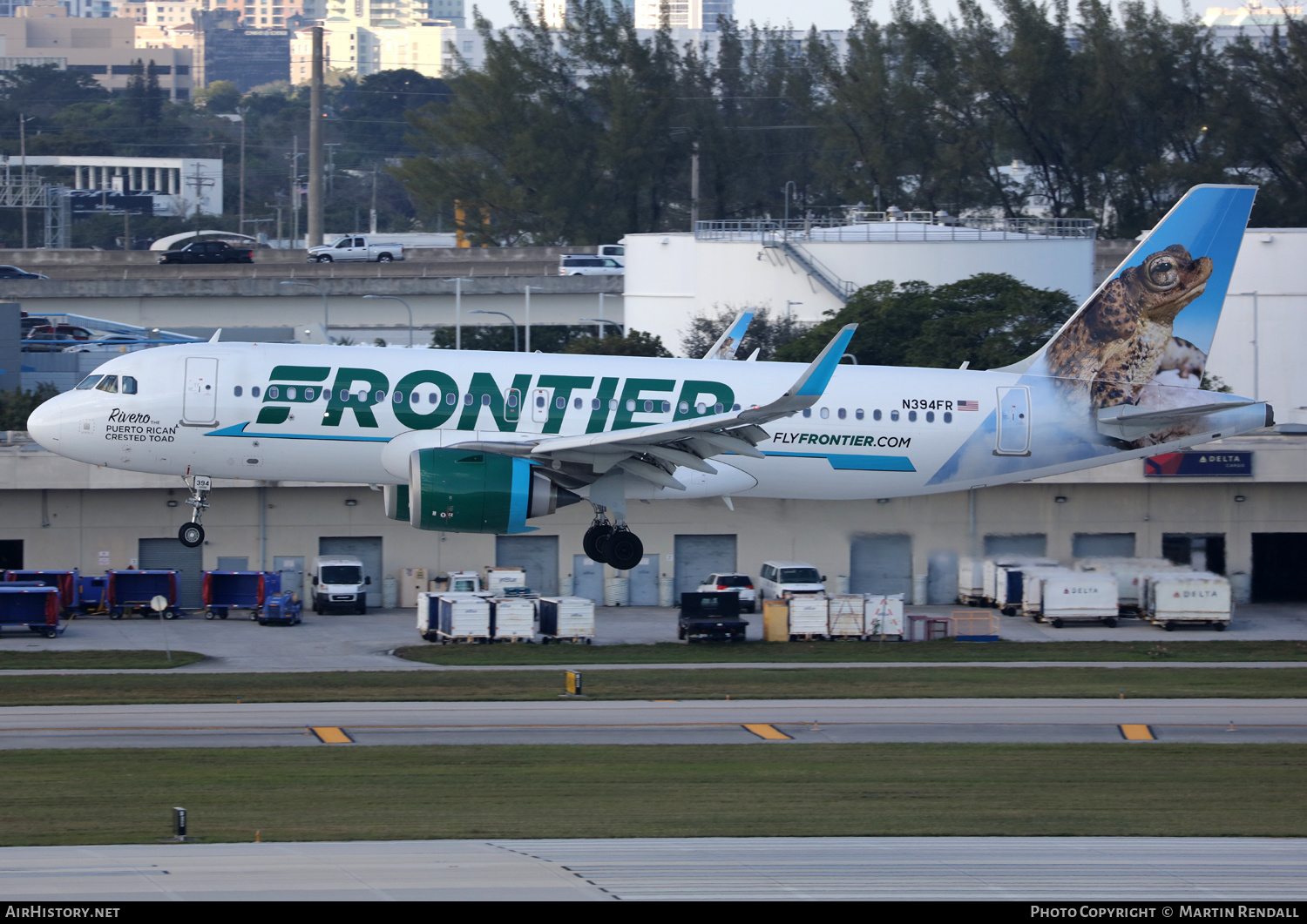Aircraft Photo of N394FR | Airbus A320-251N | Frontier Airlines | AirHistory.net #661368