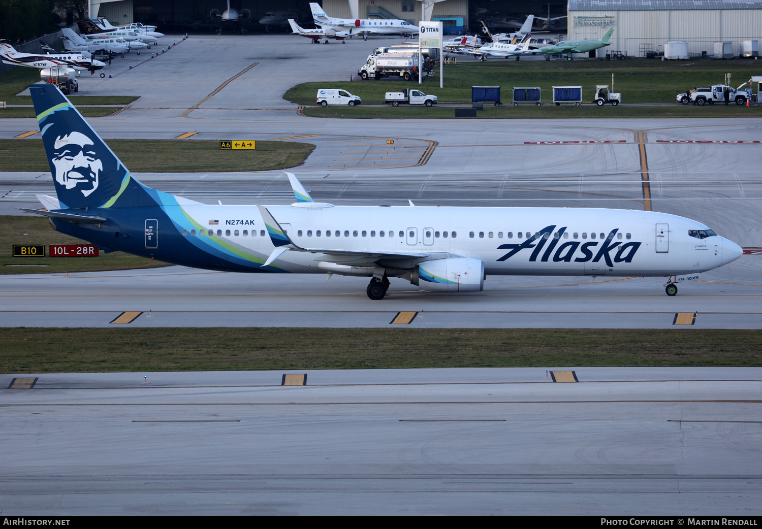 Aircraft Photo of N274AK | Boeing 737-990/ER | Alaska Airlines | AirHistory.net #661370