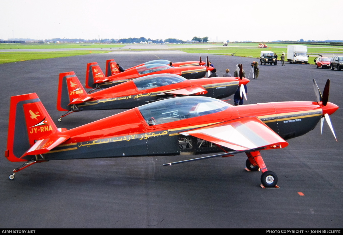 Aircraft Photo of JY-RNA | Extra EA-300 | Royal Jordanian Falcons | AirHistory.net #661387